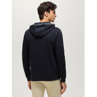 Sudadera con capucha Tommy Hilfiger Equestrian Jackson hombre Cielo del desierto Azul