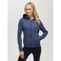 Sudadera con capucha y cremallera Beverly Tommy Hilfiger Equestrian para mujer Índigo desteñido Azul Sudadera con capucha y cremallera Beverly Tommy Hilfiger Equestrian para mujer Índigo desteñido Azul