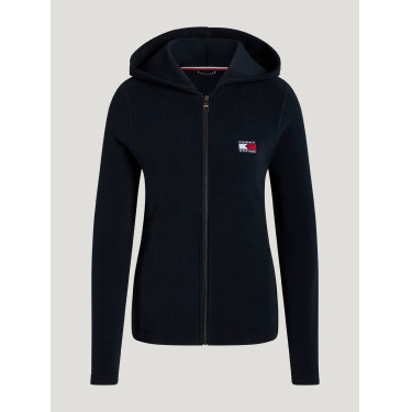Sudadera con capucha con cremallera Tommy Hilfiger Equestrian para mujer Whitney Cielo del desierto Azul Sudadera con capucha con cremallera Tommy Hilfiger Equestrian para mujer Whitney Cielo del desierto Azul