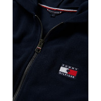 Sudadera con capucha con cremallera Tommy Hilfiger Equestrian para mujer Whitney Cielo del desierto Azul