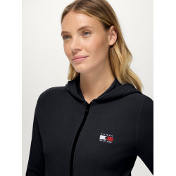 Sudadera con capucha con cremallera Tommy Hilfiger Equestrian para mujer Whitney Cielo del desierto Azul Sudadera con capucha con cremallera Tommy Hilfiger Equestrian para mujer Whitney Cielo del desierto Azul