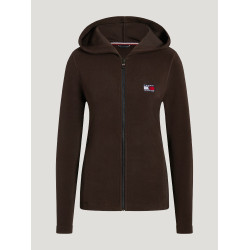 Sudadera con capucha con cremallera Tommy Hilfiger Equestrian para mujer Whitney Brookwood Marr&amp;amp;amp;oacute;n