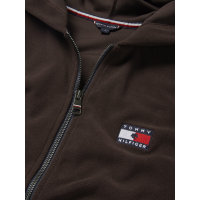 Sudadera con capucha con cremallera Tommy Hilfiger Equestrian para mujer Whitney Brookwood Marrón Sudadera con capucha con cremallera Tommy Hilfiger Equestrian para mujer Whitney Brookwood Marrón