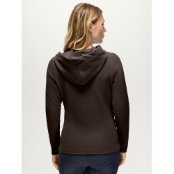 Sudadera con capucha con cremallera Tommy Hilfiger Equestrian para mujer Whitney Brookwood Marr&amp;amp;amp;oacute;n