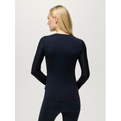 Camiseta Adel Sunguard de manga larga Tommy Hilfiger Equestrian para mujer Cielo del desierto Azul