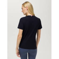 Camiseta de manga corta Pasadena Tommy Hilfiger Equestrian mujer Cielo del desierto Azul