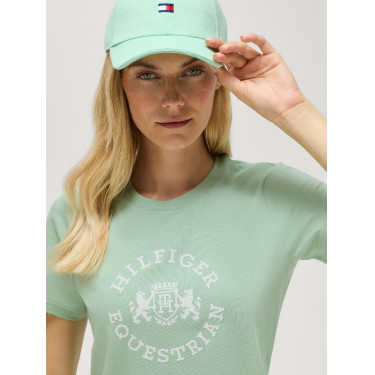 Camiseta de manga corta Pasadena Tommy Hilfiger Equestrian mujer Menta Belair