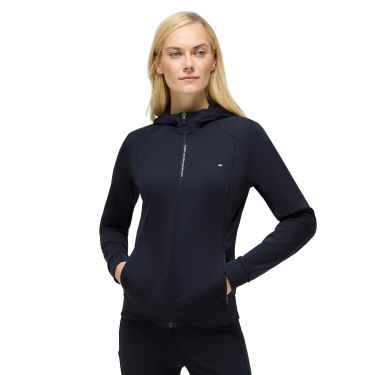 Chaqueta cortavientos Tommy Hilfiger Equestrian Nevada para mujer Cielo del desierto Azul Chaqueta cortavientos Tommy Hilfiger Equestrian Nevada para mujer Cielo del desierto Azul