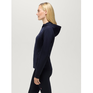 Chaqueta cortavientos Tommy Hilfiger Equestrian Nevada para mujer Cielo del desierto Azul Chaqueta cortavientos Tommy Hilfiger Equestrian Nevada para mujer Cielo del desierto Azul