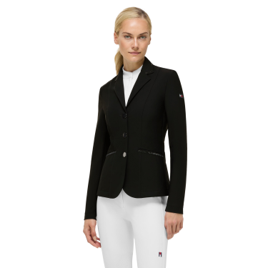 Chaqueta de concurso Costa con strass Tommy Hilfiger Equestrian para mujer Negro / negro