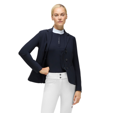 Chaqueta de concurso Vista Tommy Hilfiger Equestrian para mujer Cielo del desierto Azul Chaqueta de concurso Vista Tommy Hilfiger Equestrian para mujer Cielo del desierto Azul
