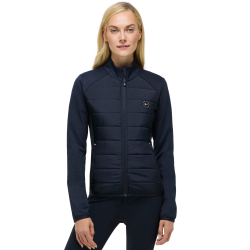 Chaqueta híbrida para mujer Tommy Hilfiger Equestrian Napa Cielo del desierto Azul