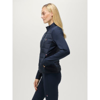 Chaqueta híbrida para mujer Tommy Hilfiger Equestrian Napa Cielo del desierto Azul