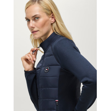 Chaqueta híbrida para mujer Tommy Hilfiger Equestrian Napa Cielo del desierto Azul