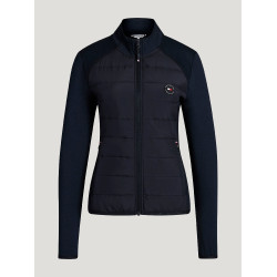 Chaqueta híbrida para mujer Tommy Hilfiger Equestrian Napa Cielo del desierto Azul