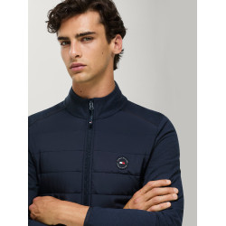 Chaqueta híbrida Tommy Hilfiger Equestrian Cruz para hombre Cielo del desierto Azul Chaqueta híbrida Tommy Hilfiger Equestrian Cruz para hombre Cielo del desierto Azul