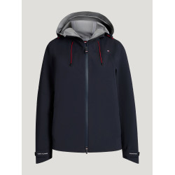 Chaqueta impermeable Tommy Hilfiger Equestrian Upland para mujer compatible con airbag Cielo del desierto Azul