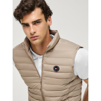 Chaleco acolchado sin mangas Tommy Hilfiger Equestrian Montero para hombre Beige