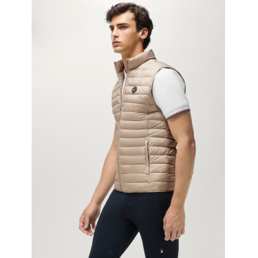 Chaleco acolchado sin mangas Tommy Hilfiger Equestrian Montero para hombre Beige