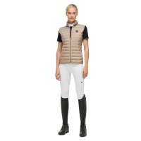 Chaleco acolchado sin mangas Tommy Hilfiger Equestrian Serano para mujer Beige Chaleco acolchado sin mangas Tommy Hilfiger Equestrian Serano para mujer Beige