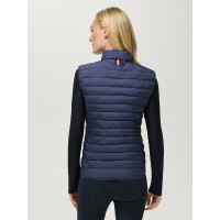 Chaleco acolchado sin mangas Tommy Hilfiger Equestrian Serano para mujer Beige