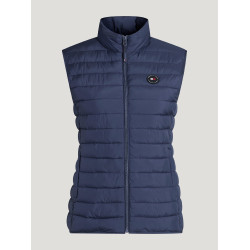 Chaleco acolchado sin mangas Tommy Hilfiger Equestrian Serano para mujer Índigo desteñido Azul