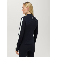 Chaqueta de punto con cremallera Tommy Hilfiger Equestrian Mirada para mujer Cielo del desierto Azul