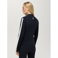 Chaqueta de punto con cremallera Tommy Hilfiger Equestrian Mirada para mujer Cielo del desierto Azul
