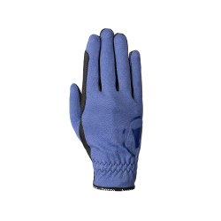Guantes de equitación de verano Horze Nichelle para mujer Mañana de terciopelo Azul Guantes de equitación de verano Horze Nichelle para mujer Mañana de terciopelo Azul