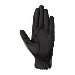 Guantes de equitación de verano Horze Nichelle para mujer Rocío marino Gris