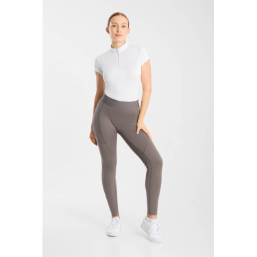 Leggings de equitación Horze Maia con culera completa para mujer Madera a la deriva Gris Leggings de equitación Horze Maia con culera completa para mujer Madera a la deriva Gris