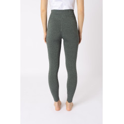 Polainas Scrunch Horze Nessa full grip sin costuras Verde corona de laurel