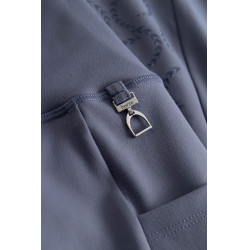 Pantalones de montar de Compresión para Mujer con Asiento Completo Gillian Horze Gris