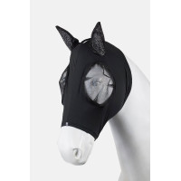 Máscara antimoscas elástica para poner Horze Amarillo plátano