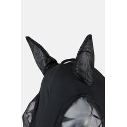 Máscara antimoscas elástica para poner Horze Negro