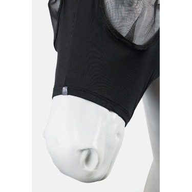 Máscara antimoscas elástica para poner Horze Negro