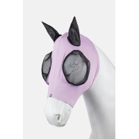 Máscara antimoscas elástica para poner Horze Amarillo plátano