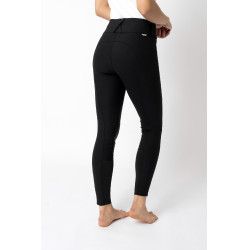 Pantalón de equitación con refuerzos Grip Horze Grand Prix Pro para mujer Negro