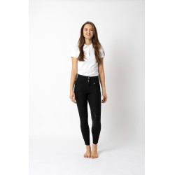 Pantalón de equitación con refuerzos Grip Horze Grand Prix Pro para mujer Negro