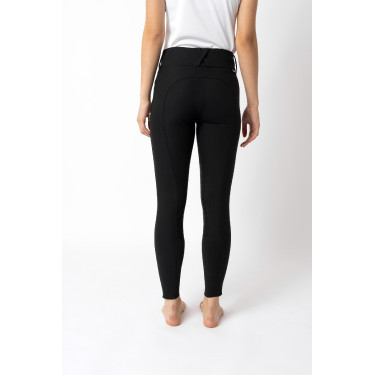 Pantalón de equitación con refuerzos Grip Horze Grand Prix Pro para mujer Negro