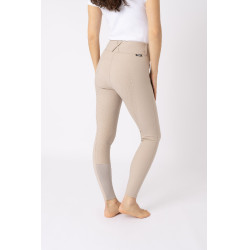 Pantalón de equitación de asiento completo Grip Horze Grand Prix Pro para mujer Topo simple Beige Pantalón de equitación de asiento completo Grip Horze Grand Prix Pro para mujer Topo simple Beige