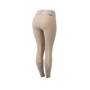Pantalón de equitación de asiento completo Grip Horze Grand Prix Pro para mujer Topo simple Beige Pantalón de equitación de asiento completo Grip Horze Grand Prix Pro para mujer Topo simple Beige