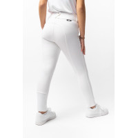 Pantalones de Montar con AsientoCompleto de Silicona para Niños Grand Prix Horze Blanco