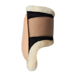 Protectores de Menudillo con ForroPolar Caliber Horze Marrón galleta