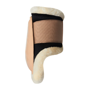 Protectores de Menudillo con ForroPolar Caliber Horze Marrón galleta