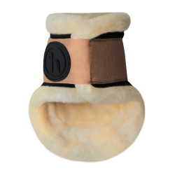 Protectores de Menudillo con ForroPolar Caliber Horze Marrón galleta