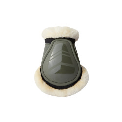 Protectores de Menudillo con ForroPolar Caliber Horze Escarabajo verde caqui