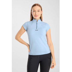 Camiseta de entrenamiento B Vertigo Joelle de manga corta para mujer Azul cerúleo Camiseta de entrenamiento B Vertigo Joelle de manga corta para mujer Azul cerúleo