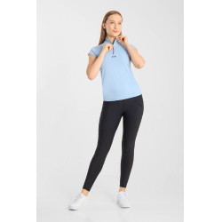 Camiseta de entrenamiento B Vertigo Joelle de manga corta para mujer Azul cerúleo Camiseta de entrenamiento B Vertigo Joelle de manga corta para mujer Azul cerúleo