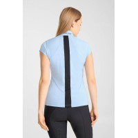Camiseta de entrenamiento B Vertigo Joelle de manga corta para mujer Azul cerúleo